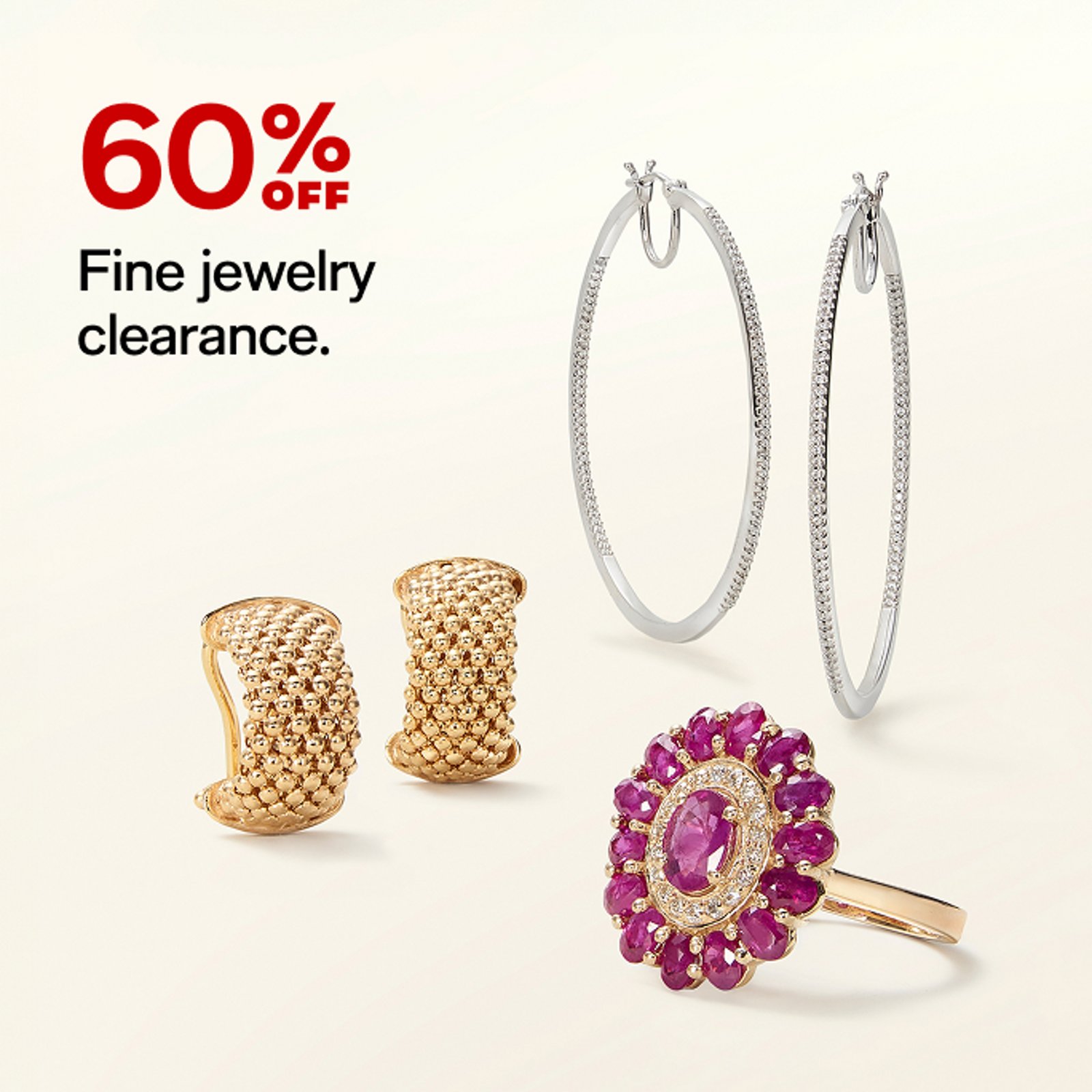 60% off Fine jewelry Clearance